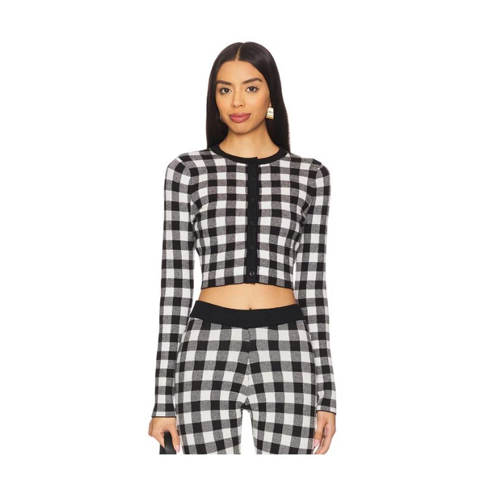 MORE TO COME REVOLVE Ashton Knit Cardigan Top Women's XS Preppy